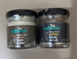 mCaffeine Body Butter & Scrub Set