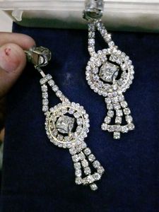 Sparkling Crystal Dangle Earrings