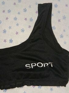 Comfortable Black Sports Bra