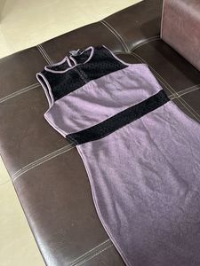 Stylish Stone Grey &amp; Black Sheath Dress