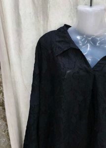 Elegant Black Lace shirt