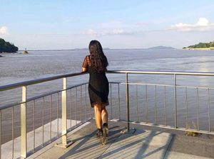 Black Plaid Sheer Mini Dress