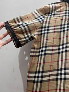 Burberry Print Classic Plaid Short Sleeve Shirt