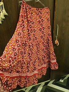 lehenga dupatta set with unstitched choli