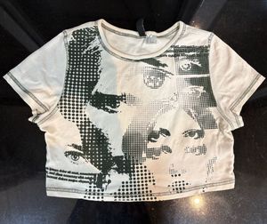 H&amp;M Women's Graphic Crop Top