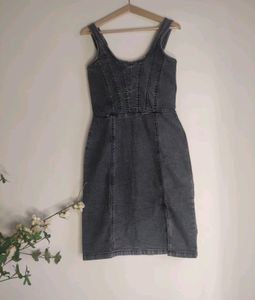 Vintage Denim Mini Dress