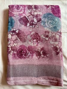Floral Print Saree