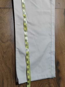 Beige Straight Leg Pants/chinos/khakis