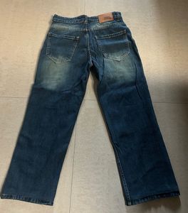 Blue Wide Leg Jeans