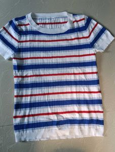 🇰🇷Striped Knit T-Shirt