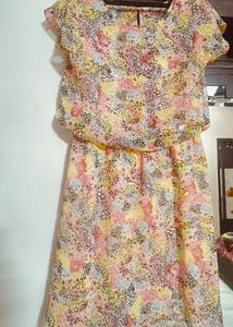 Floral Print Midi Dress
