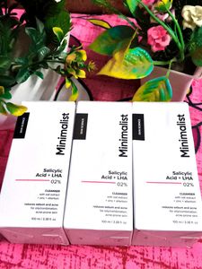 pack of 3 Minimalist Anti-Acne Salicylic Acid 2% F