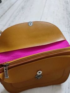 Stylish Tan Crossbody Bag