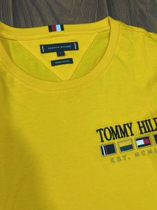 Tommy Hilfiger Yellow Tee - Size L
