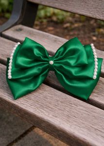 Pearl Embellished Hair Bow (pack of 1)