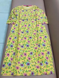 Floral Print Cotton Dress