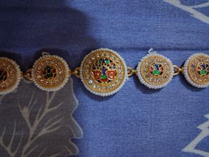 Colourful Gold Mathapatti