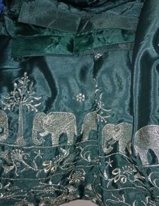 Beautiful Emerald Green Lehenga Choli