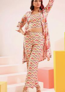 Floral Print 3-Piece Co-ord Set