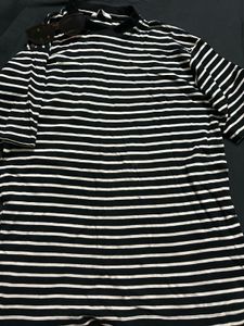 Classic Striped Polo T-Shirt