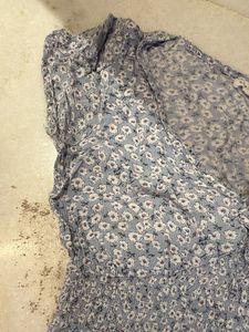 Cute Floral Smocked Crop Top