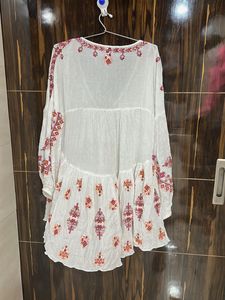 Embroidered Bohemian Tunic Top
