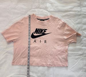 Nike pink women crop top
