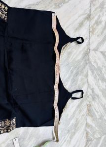 Elegant Black Kurta Set with Gold Embroidery
