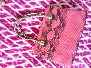 Designer Pink Hand Bag