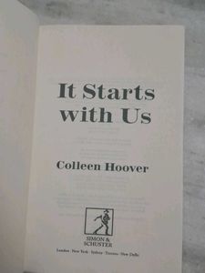 It Starts With Us by Colleen Hoover