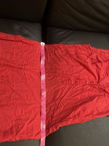 biba Red Sleeveless Tunic Top