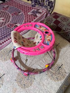 Pink Baby Walker- almost new