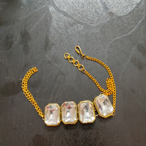 Brand new kundan  earrings nd bracelete