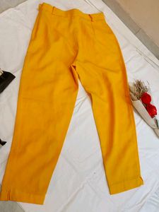 Bright Yellow Palazzo Pants