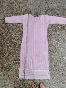 Chikankari Cotton Kurta for Women
