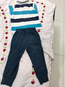 1+1 Boys t shirt and pants Babyoye sweat
