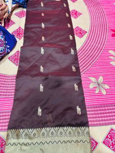 Banarasi brown saree