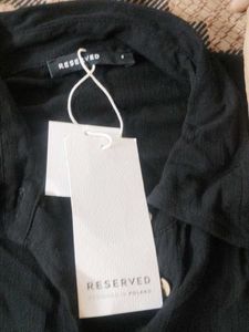 Chic Black Button-Up Top