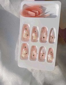 3D Crystal Diamond Nails Tips Professional Design
