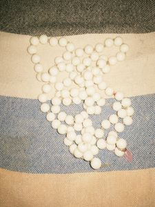 Elegant White Bead Necklace