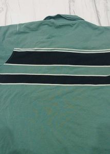women's Striped Polo Shirt
