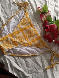 🎀 BUY '1' GAT "1" FREE 🎀,🇧🇳Yellow Checkered Bi