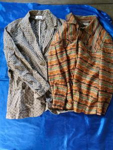 2pieces combo Vintage Style Jacket Bundle