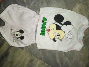 Baby Girl Disney Minnie &amp; Mickey Pants