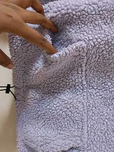 Cozy Lilac Fleece Pullover