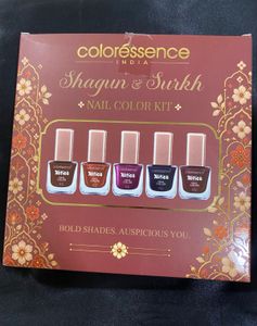 Coloressence Nail Color Kit - Shagun &amp; Surkh