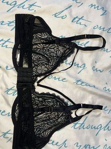 Black Lace Bra