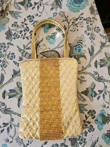 Sparkling Gold Clutch Bag