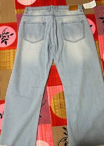 Light Wash Wide Leg Jeans