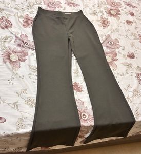 Stylish Olive Green Flared Pants